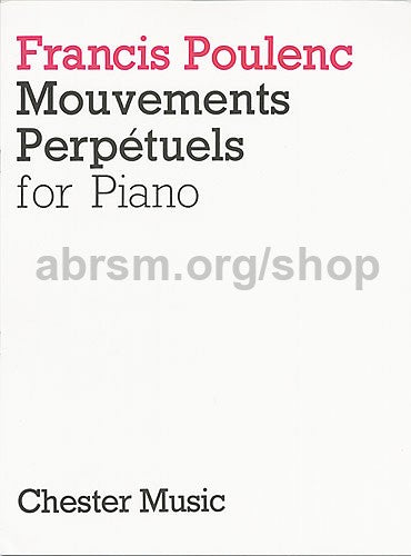 MSL Poulenc Mouvements Perpetuels PF Bk